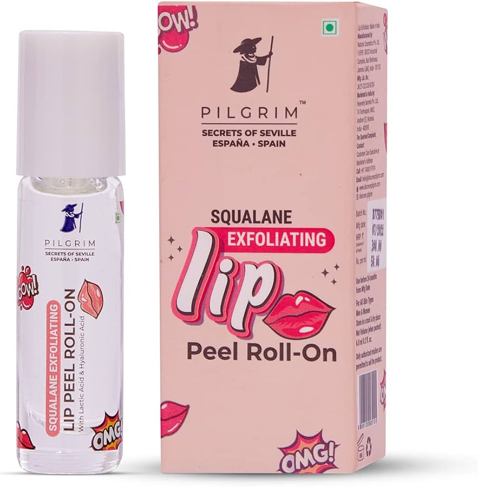 Pilgrim Squalane Lip Peel Skin Care Roll-on 6 Ml