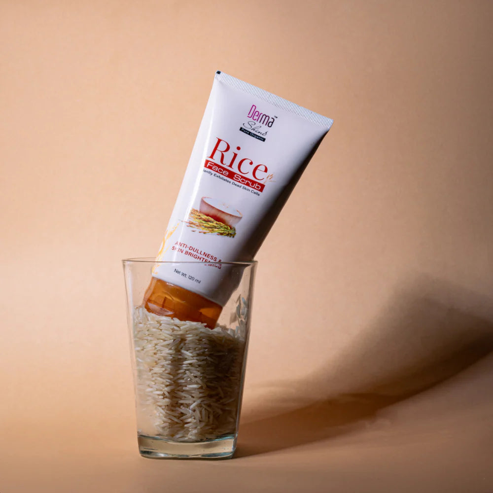Derma Shine Rice Face Scrub