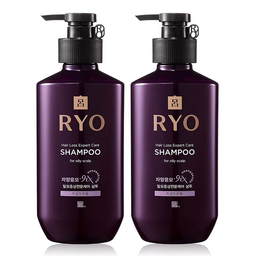 Ryo Anti Hair Loss Expert Care Shampoo 2-Pack, 13.52 fl.oz 400ml