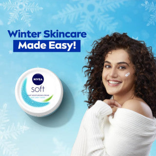 Nivea Soft Light Moisturizing Cream with Vit-E & Jojoba Oil for 24Hr Moisturization 300ml